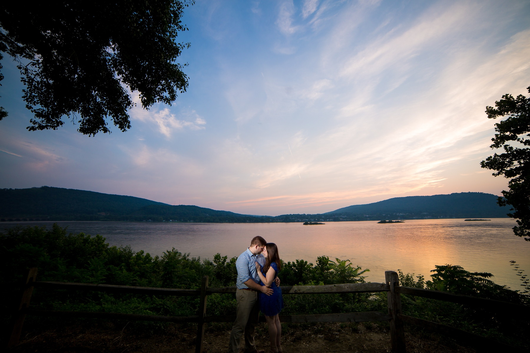 fun engagement photos at Fort Hunter